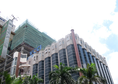 VCCI đang xây dựng trụ sở trên lô đất phía sau tòa nhà hiện tại.