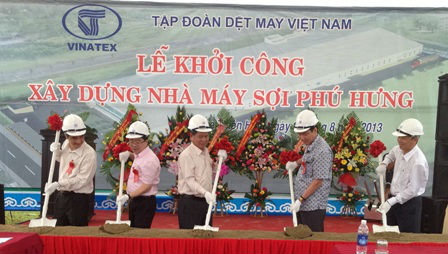 Vinatex khởi công Nhà máy sợi tại Thừa Thiên Huế