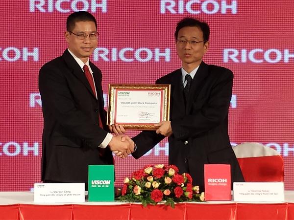 Ricoh chọn Viscom là nhà phân phối máy in tại Việt Nam