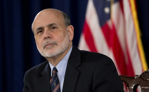 [Caption]Ben Bernanke, chủ tịch Cục Dự trữ Liên bang Mỹ, 58 tuổi.