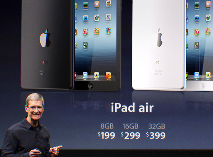 iPad Air tốc độ nhanh hơn 80 % iPad 4