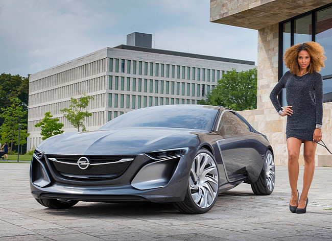Opel Monza - Mẫu xe mang thiết kế của tương lai 2