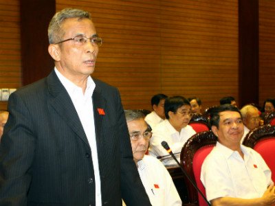 Chủ tịch Tổng liên đoàn Lao động Việt Nam, Đại biểu Quóc hội  tỉnh Đồng Nai, ông Đặng Ngọc Tùng