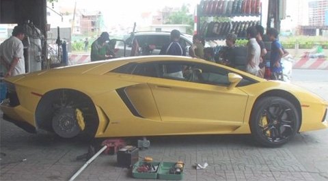 siêu-xe, đại-gia, siêu xe, chơi xe, Lamborghini Aventador, mẫu xe khủng, đại gia Minh nhựa