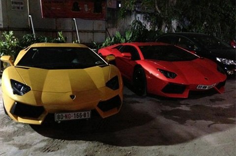 siêu-xe, đại-gia, siêu xe, chơi xe, Lamborghini Aventador, mẫu xe khủng, đại gia Minh nhựa