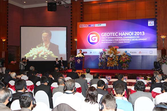 Hội nghị quốc tế Địa kỹ thuật vì sự phát triển bền vững lần 2 - GEOTEC HANOI 2013