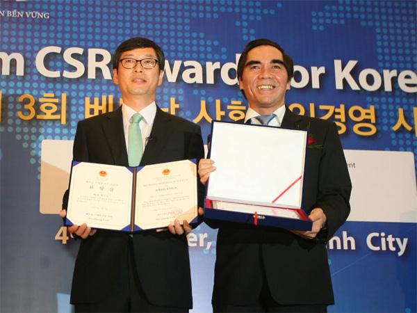 Doanh nghiệp Hàn Quốc được vinh danh trách nhiệm xã hội