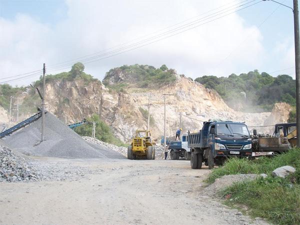 Kiên Giang cấm khai thác khoáng sản