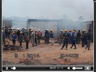 Video Clip về vụ xô xát tại nhà máy Samsung Thái Nguyên