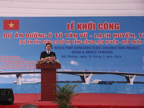 Chính thức khởi công cầu vượt biển dài nhất Việt Nam