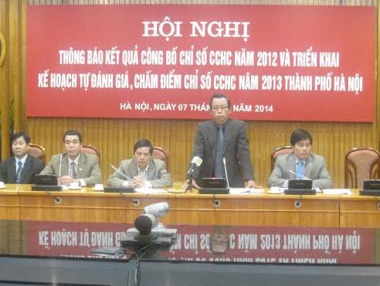 Hà Nội đứng thứ 7 về cải cách thủ tục hành chính