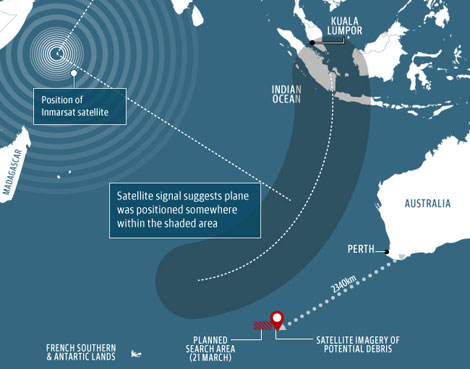 Nghi vật thể trên biển là phần thân, cánh của máy bay MH370 mất tích