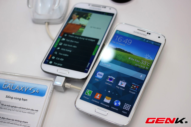 Samsung Galaxy S5 bản màu trắng về Việt Nam