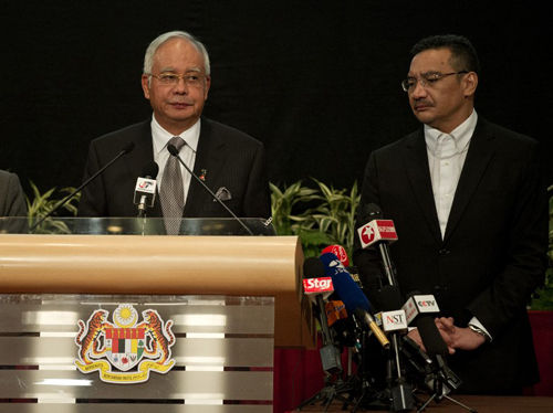 Thủ tướng Malaysia tuyên bố MH370 rơi ở Ấn Độ Dương, không còn ai sống sót