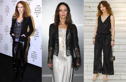 4. Vanessa Paradis Tuy nổi tiếng là người tình của nam tài tử Johnny Depp trong 14 năm qua, nhưng bản thân Vannessa vẫn gầy dựng được một sự nghiệp đồ sộ cho riêng mình trong vai trò người mẫu, diễn viên, ca sĩ từ năm 14 tuổi. Cô cũng là một trong những nàng thơ của Karl Lagerfeld, và là người đưa phong cách bohemian của Pháp phóng khoáng, nổi loạn trở thành xu hướng thế giới.