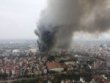 Cháy lớn tại xưởng 1.000 m2 tại làng lụa Hà Đông