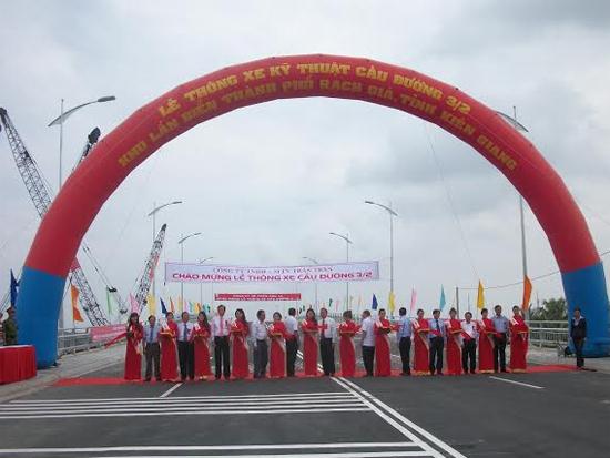 Kiên Giang: Khánh thành cây cầu đẹp nhất Rạch Giá