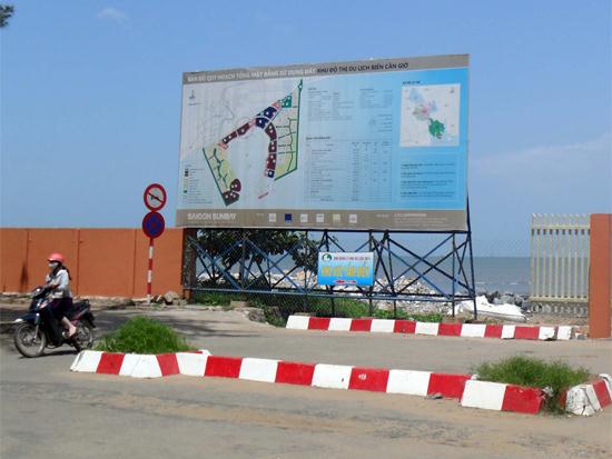 Sau 7 năm thi công, Dự án Saigon SunBay vẫn chỉ là một bức tường và một kè đá