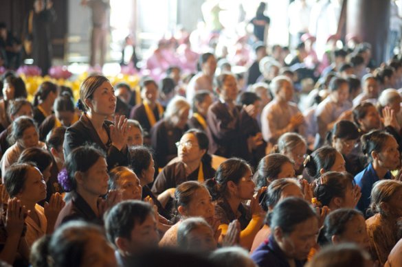 Xem nghi thức Tắm Phật sơ sinh ở Đại lễ Phật đản 2014, ảnh 3