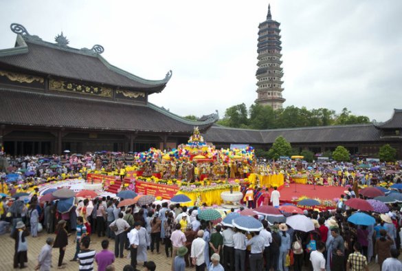 Xem nghi thức Tắm Phật sơ sinh ở Đại lễ Phật đản 2014, ảnh 5