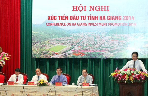 Hội nghị xúc tiến đầu tư tỉnh Hà Giang 2014. Ảnh 3