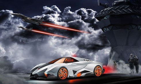 Lamborghini Egoista: Cảm hứng từ máy bay chiến đấu