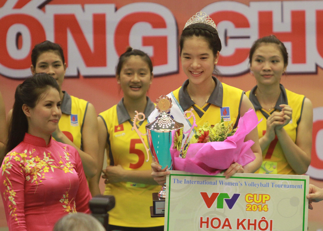 Tuyển Việt Nam lên 'ngôi hậu' giải bóng chuyển VTV Cup 2014
