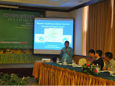 Sự kiện Myanmar Phar-Med Expo 2014 là cơ hội để DN dược và trang thiết bị y tế Việt Nam vào Myanmar.