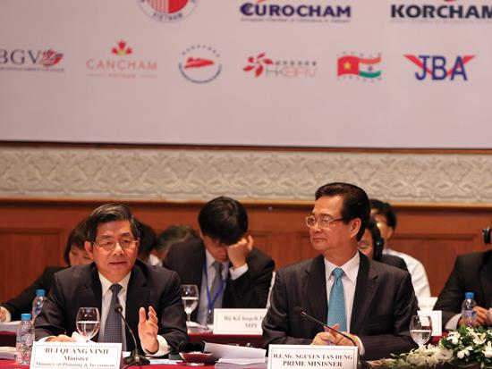 Khi Thủ tướng có mặt ở Diễn đàn doanh nghiệp Việt Nam