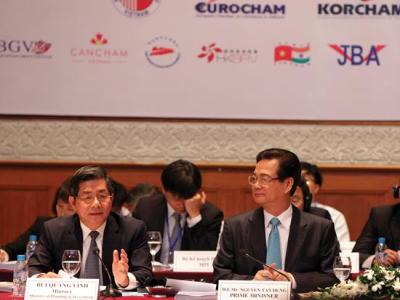 Khi Thủ tướng có mặt ở Diễn đàn doanh nghiệp Việt Nam