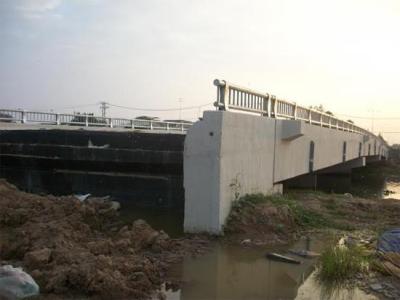 Một đầu cầu Lạc Lạc Hồng bắc ngang kênh Ông Hiển ở TP Rạch Giá (Kiên Giang)
