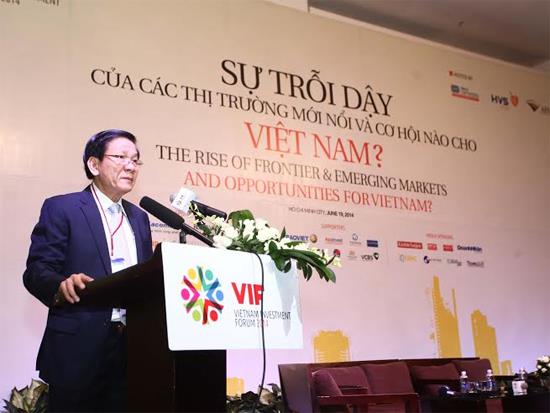 Ts Nguyễn Anh Tuấn, Tổng Biên tập Báo Đầu tư khai mạc Diễn đàn đầu tư Việt Nam 2014