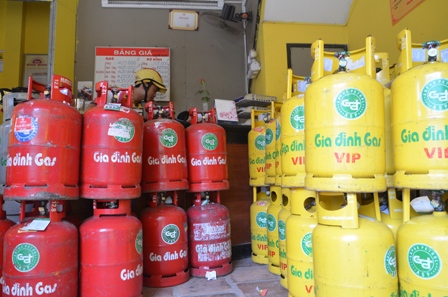 Giá gas bán lẻ trong tháng 7/2014 vẫn giữ nguyên như tháng 6/2014