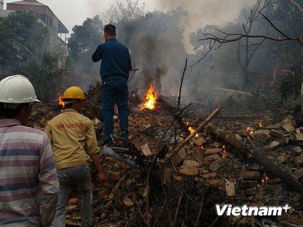 Vụ rơi máy bay trực thăng ở Hòa Lạc: 16 chiến sỹ hy sinh