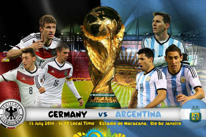 Đức đấu với Argentina, Argentina đấu với Đức, chung kết WC