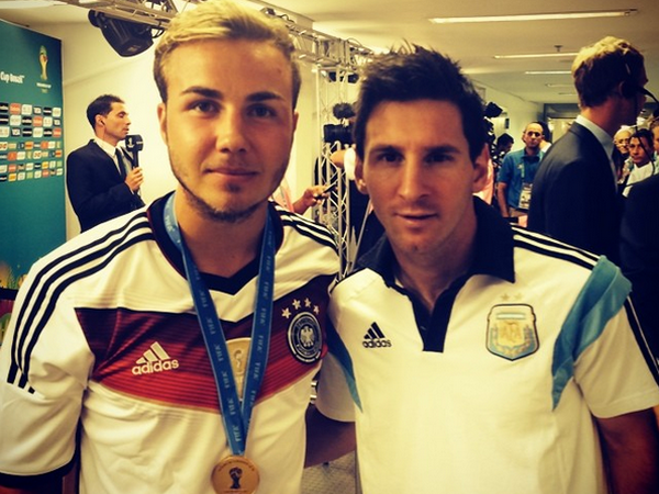 Mario Goetze gọi kẻ thất bại Messi là 