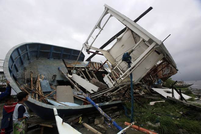Hình ảnh bão thần sấm Rammasun tàn phá Philippines, ảnh 7