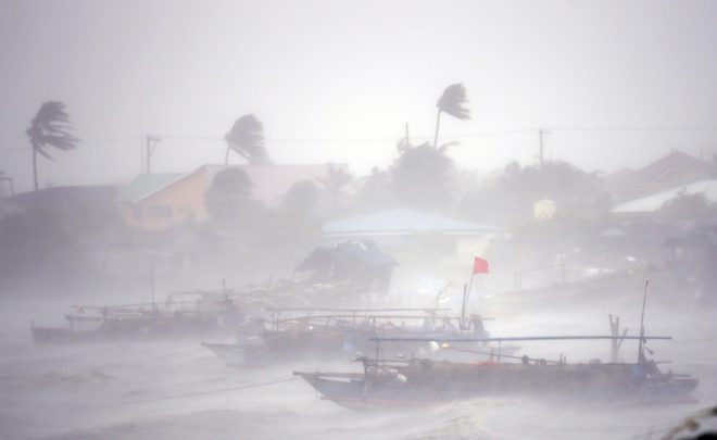 Hình ảnh bão thần sấm Rammasun tàn phá Philippines, ảnh 1