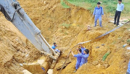 Khởi tố hình sự vụ án vỡ đường ống nước sông Đà