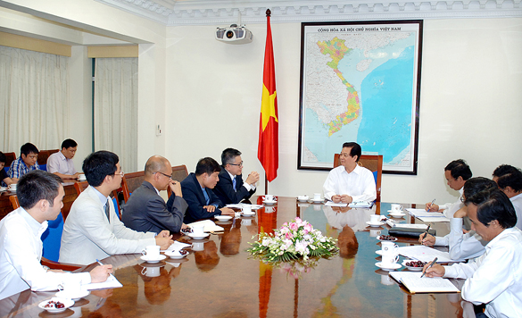 Thủ tướng Nguyễn Tấn Dũng tiếp Giáo sư Ngô Bảo Châu