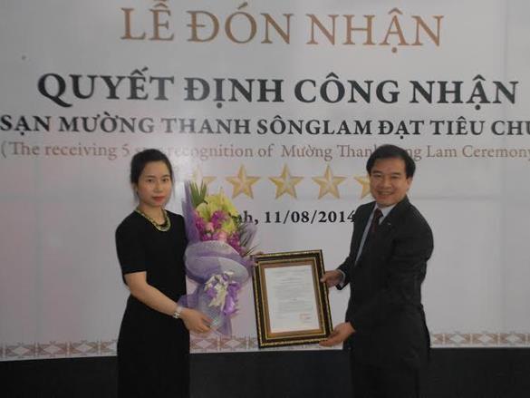 Khách sạn Mường Thanh Sông Lam đạt chuẩn 5 sao