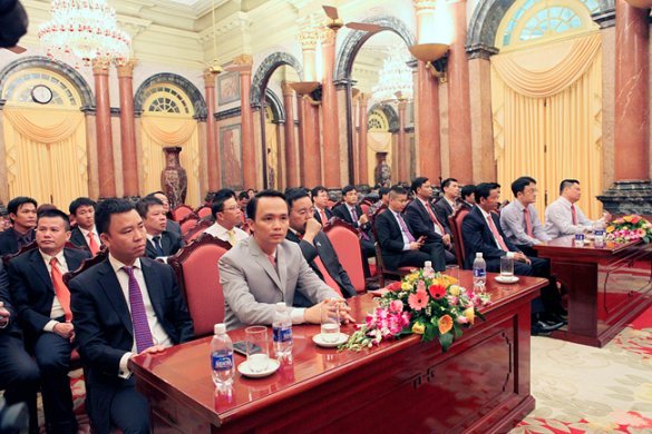 Chủ tịch nước gặp gỡ Hội Doanh nhân Trẻ Việt Nam
