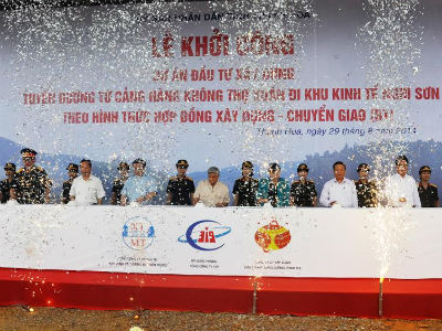 Khởi công Dự án nối Sân bay Thọ Xuân với KKT Nghi Sơn