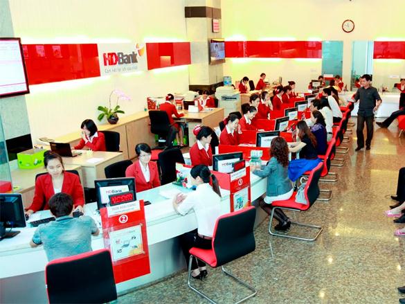 HDBank được mở 5 chi nhánh và 9 phòng giao dịch