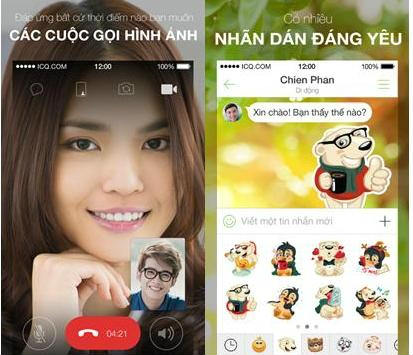 Gọi video miễn phí với ứng dụng ICQ