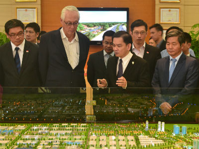 Cựu Thủ tướng Singapore thăm VSIP Bắc Ninh