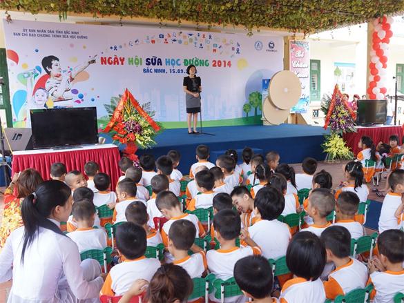 Vinamilk đưa “Sữa học đường” đến Bắc Ninh