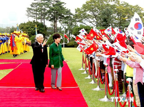 Tổng Bí thư Nguyễn Phú Trọng kết thúc tốt đẹp chuyến thăm Hàn Quốc