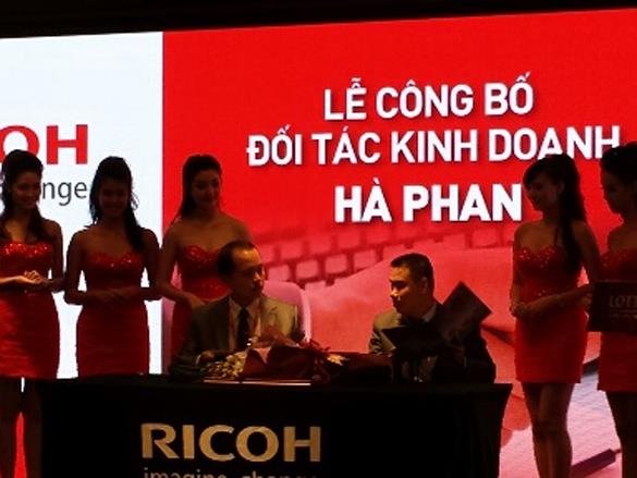 RICOH chọn Hà Phan làm đối tác kinh doanh dự án
