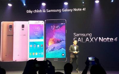 Galaxy Note 4 ra mắt ở Việt Nam, giá 17,99 triệu đồng